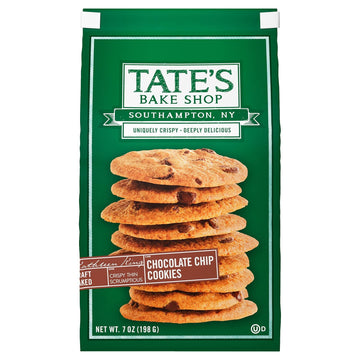 Tate'S Bake Shop Cookies, Chocolate Chip, 7 Oz