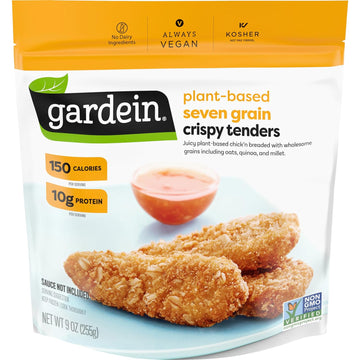 Gardein Seven Grain Crispy Plant-Based Chick'n Tenders, Vegan, Frozen, 9 oz