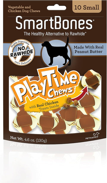 Smartbones Doubletime Rolls And Playtime Chews, Treat Your Dog To A Rawahide-Free Chew Made With Real Meat And Vegetables