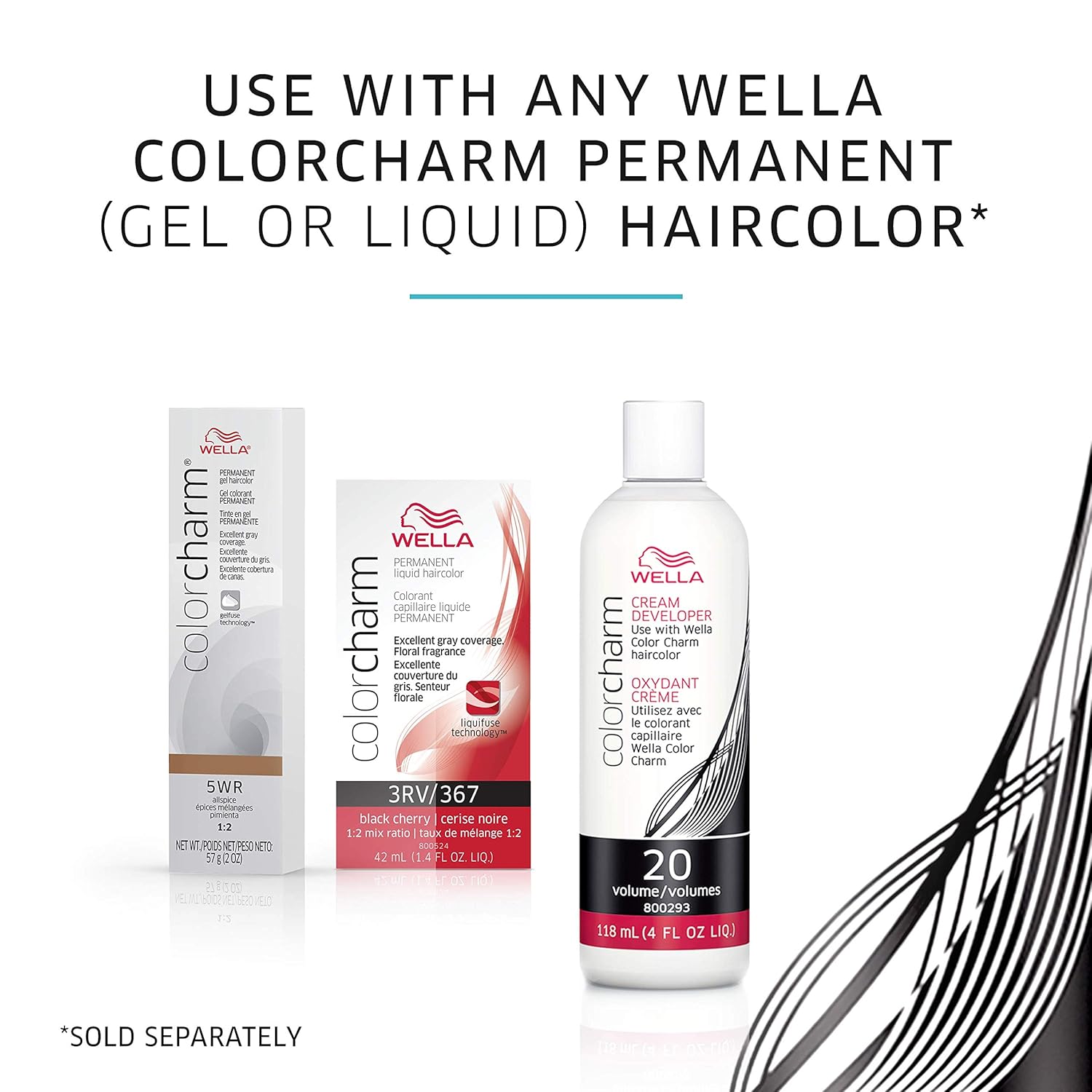 COLORCHARM Clear Liquid Hair Color Developer | 20 Volume | For Optimal Gray Blending and Rich| 32 Fl Oz : Beauty & Personal Care