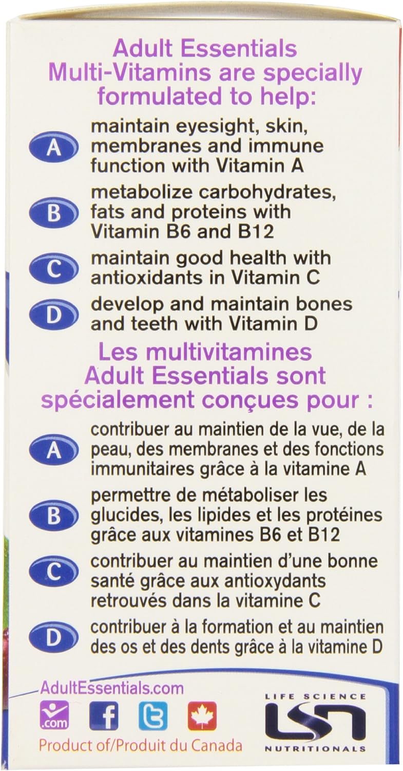 Adult Essentials Gummies Enhanced Multi-Vitamin