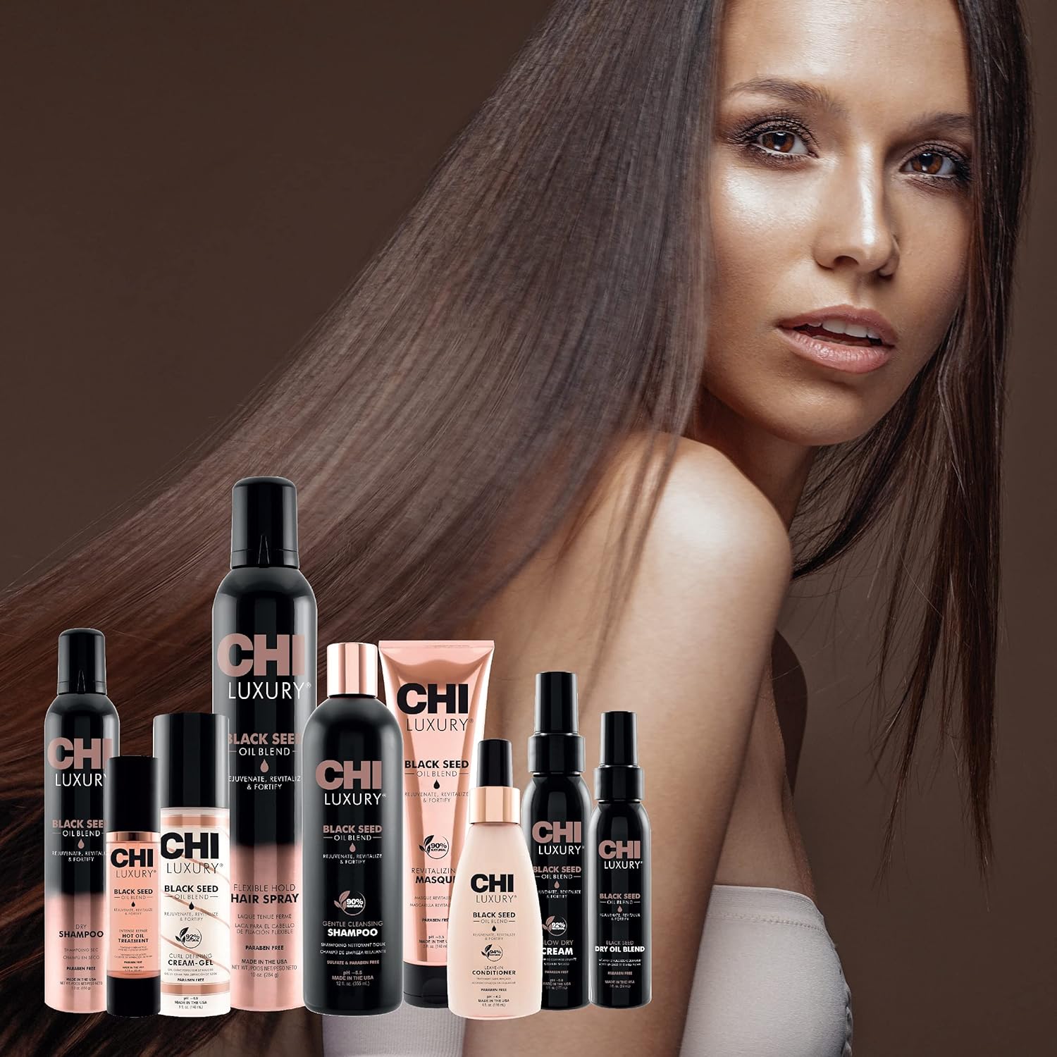 CHI Luxury Black Seed Oil Blow Dry Cream - Paraben and Gluten Free, 6 oz. (CHILDC6) : Beauty & Personal Care