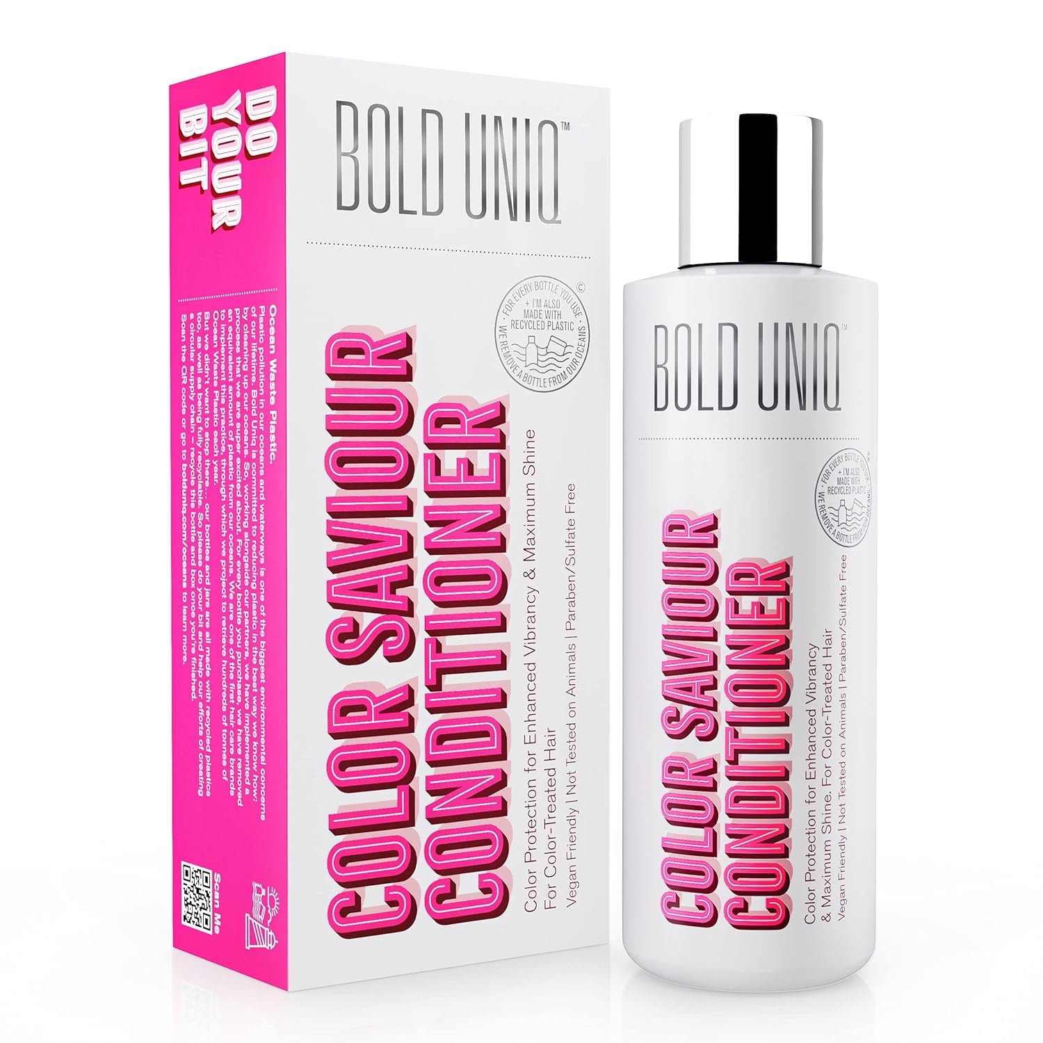 Bold Uniq Color Safe Conditioner – Anti-Fade Hair Conditioner For Color Treated Hair – Infused With Sunflower Extract. Maintain And Protect Vibrancy & Shine - Cruelty Free & Vegan 8 Fl. Oz