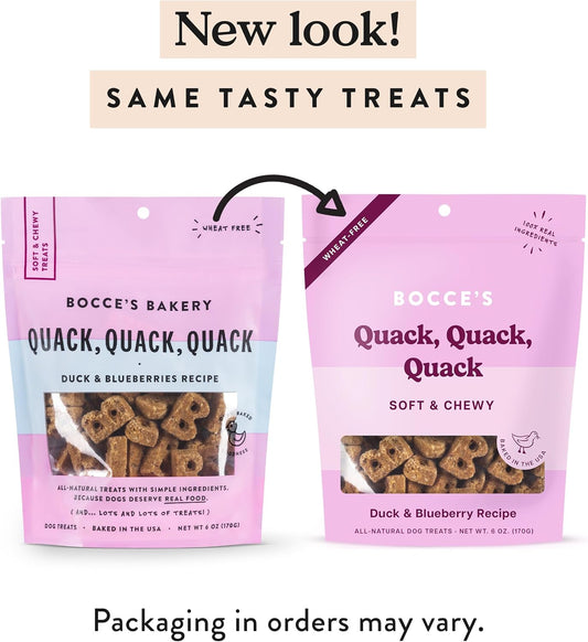 Bocce'S Bakery - The Everyday Menu: Wheat Free, Soft & Chewy Dog Treats, 6 Oz