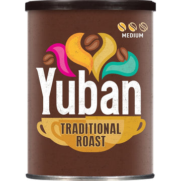 Yuban Traditional Roast Medium Roast Ground Coffee (6 ct Pack, 12 oz Canisters)