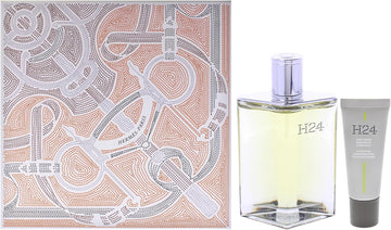 H24 By Hermes For Men - 2 Pc Gift Set 3.3Oz Edp Spray, 0.68Oz Face Moisturizer