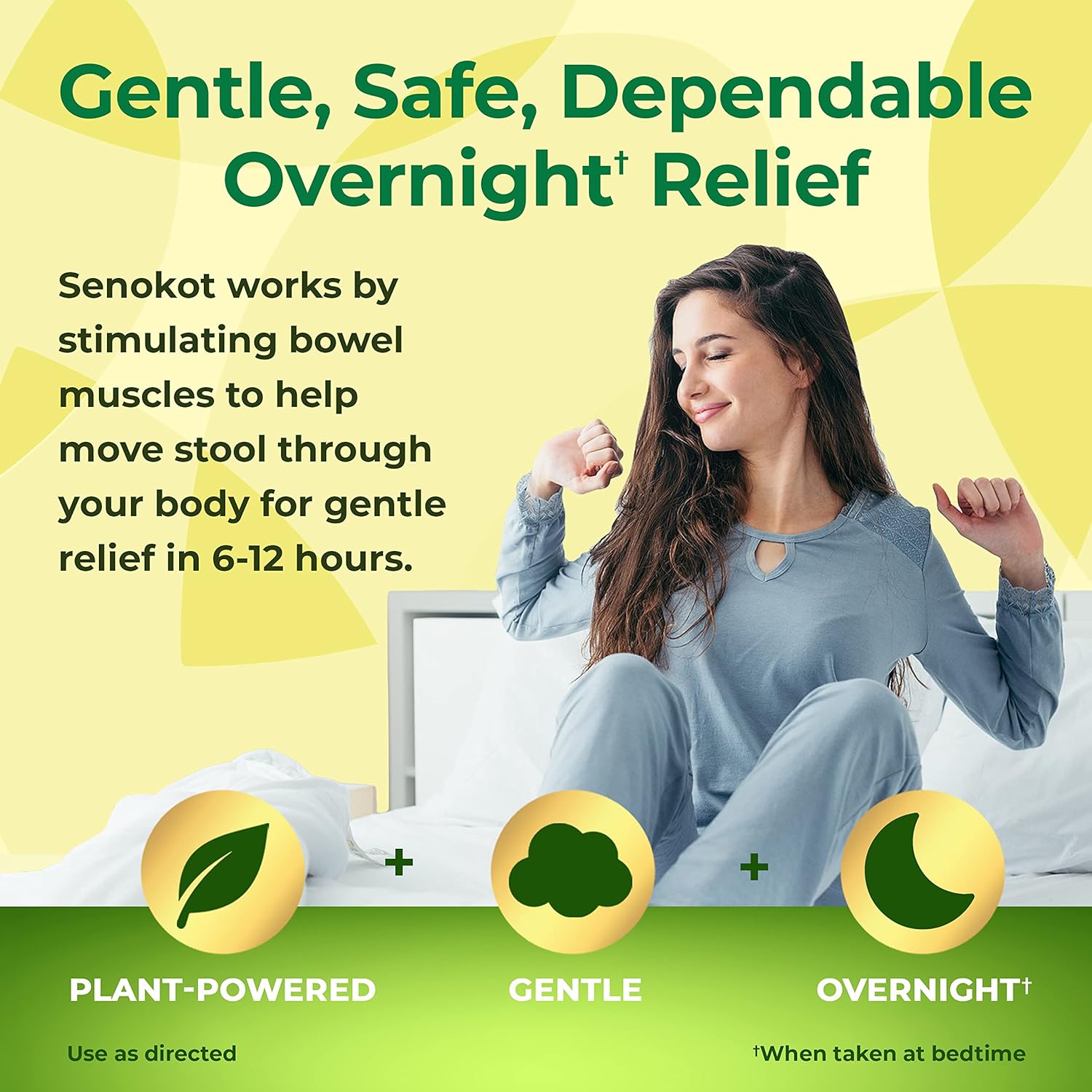 Senokot Dietary Supplement, Natural and Organic Senna Leaf, Laxative Tea for Occasional Constipation, 20 Wrapped Pyramid sachets, Certified Organic. : Health & Household