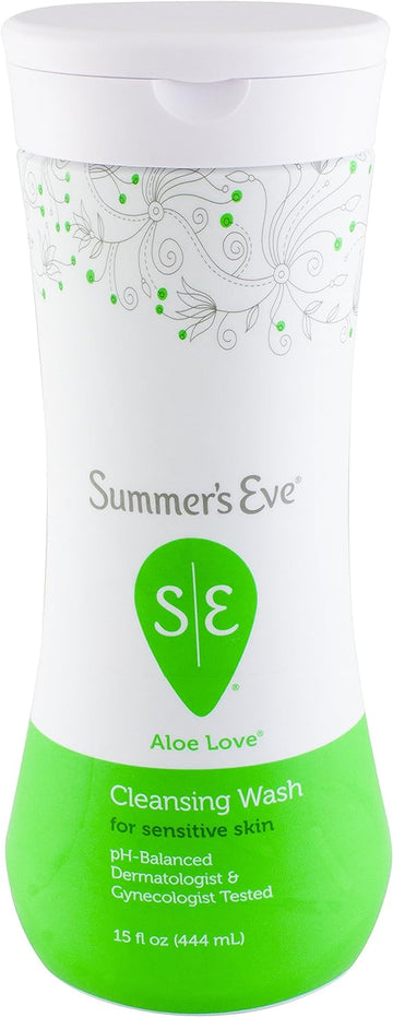 Summer's Eve Cleansing Wash, Aloe, 15 oz - 2pc : Health & Household