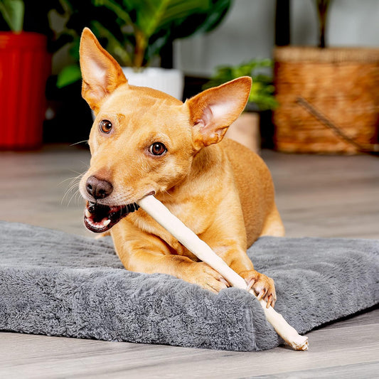 Pet Factory American Beefhide 10" Thin Rolls Dog Chew Treats - Natural Flavor, 35 Count/1 Pack