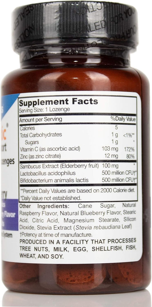 Drformulas Elderberry, Zinc, Vitamin C Lozenges With Echinacea And Nexabiotic Probiotics, 30 Count (Not Gummies Or Syrup)