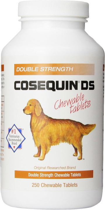 Nutramax Cosequin DS Joint Health Supplement for Dogs - With Glucosamine and Chondroitin, 2 Pack, 500 Total Chewable Tablets