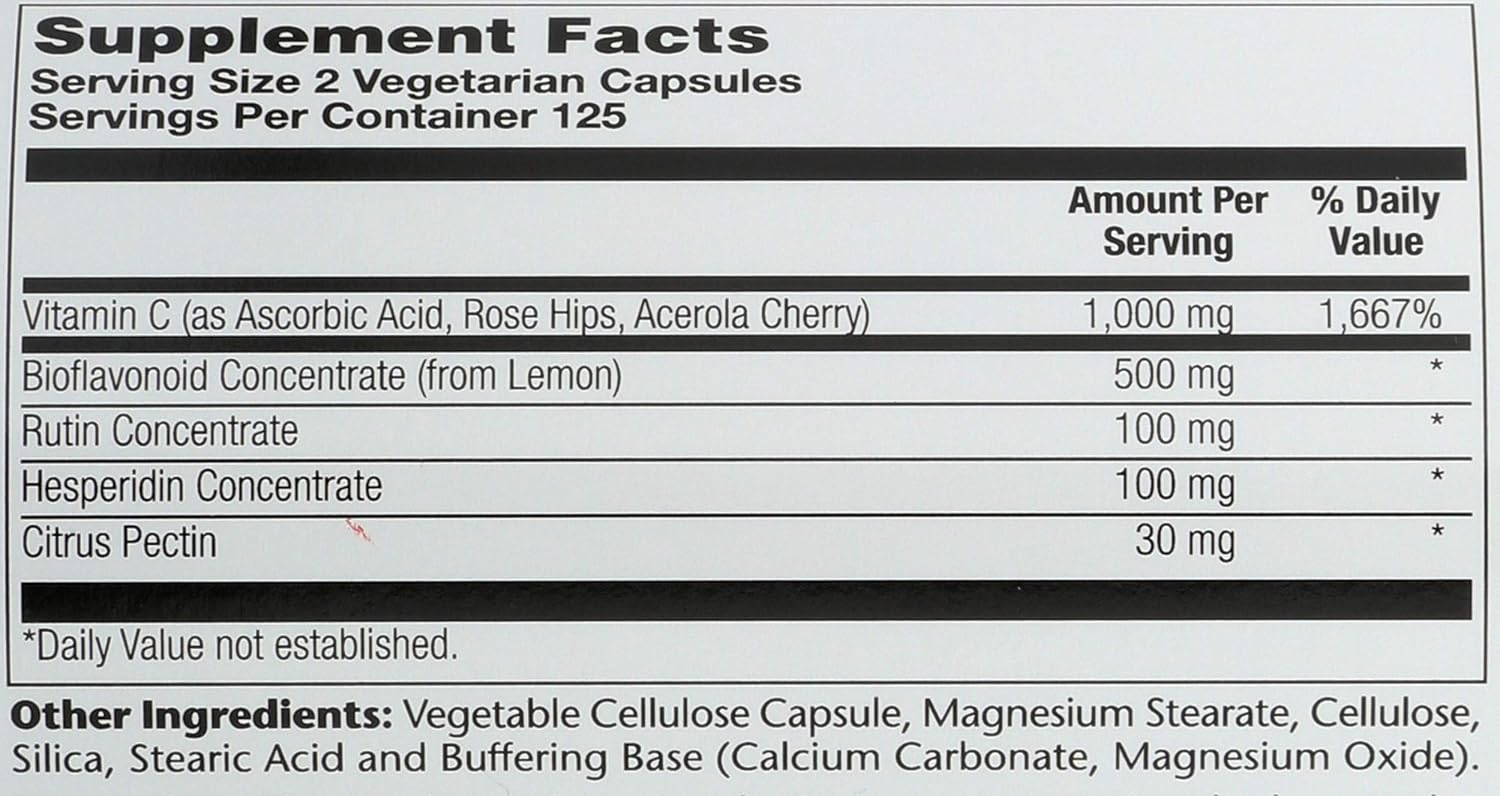 Solaray, Tstr Super Bio C - Buffered, 250 Count : Health & Household