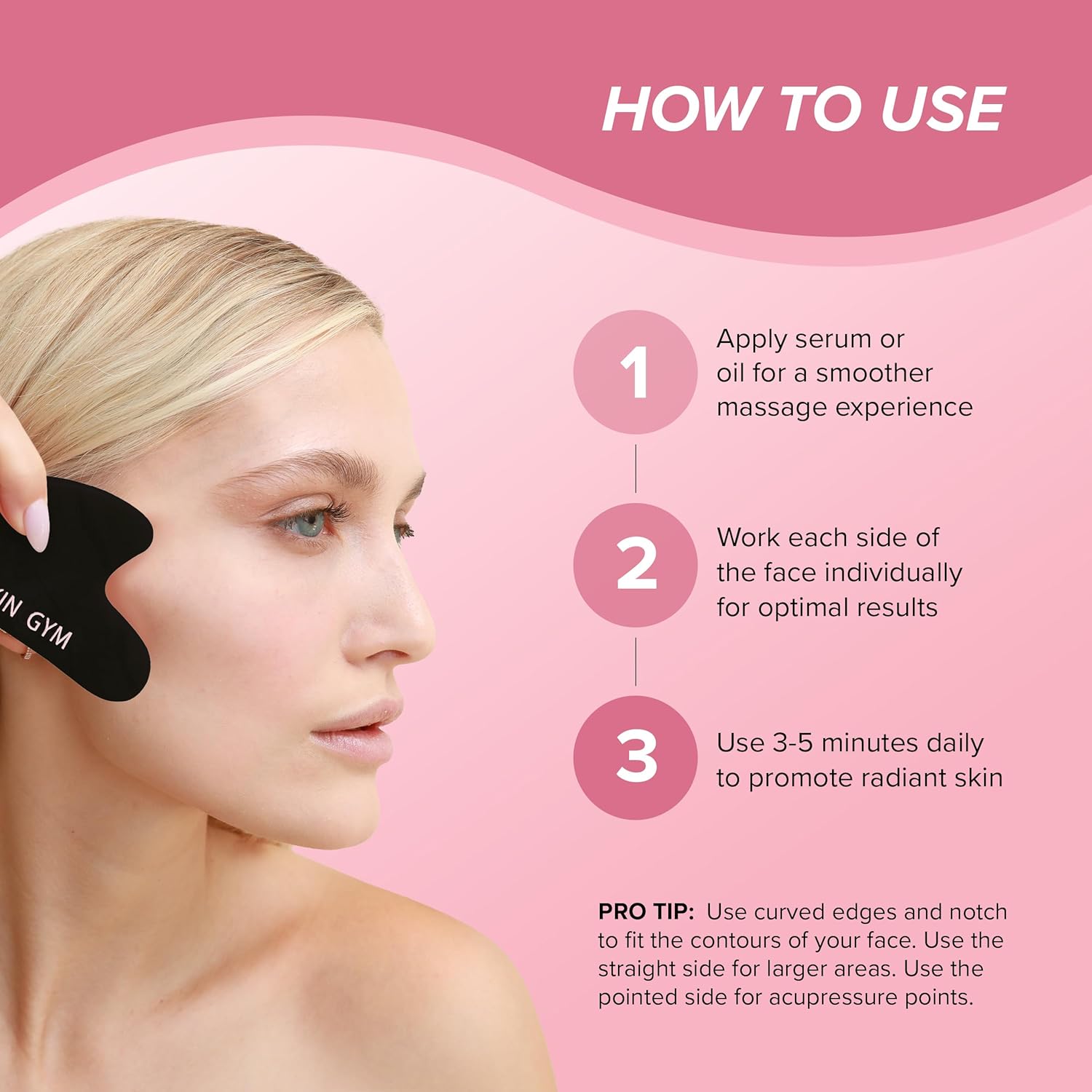 Skin Gym Cryo Stainless Steel Sculpty Heart Gua Sha, Cooling Facial Massage Tool For Sculpting And Relaxation : Beauty & Personal Care