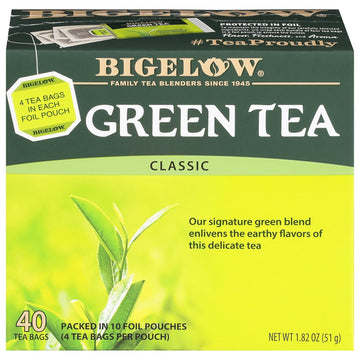 Bigelow Green Tea Bags, 40 Ct