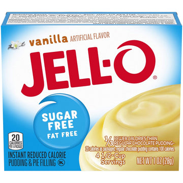 Jell-O Vanilla Instant Pudding & Pie Filling Mix (1 Oz Boxes, Pack Of 6)