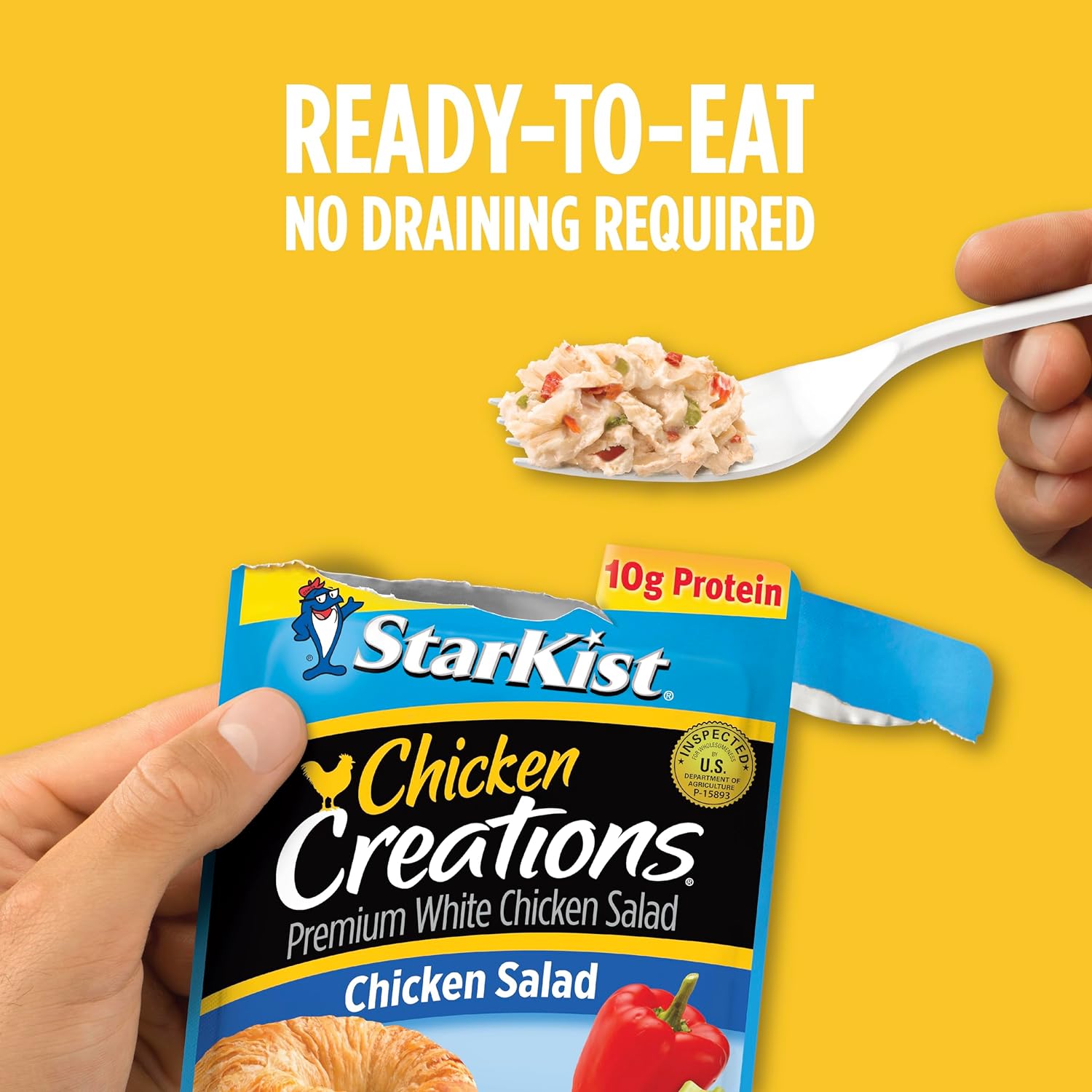 StarKist Chicken Creations, Chicken Salad, 2.6 oz Pouch (Pack of 12) : Grocery & Gourmet Food