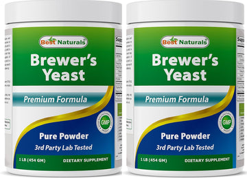 Best Naturals 100% Pure Brewers Yeast Powder - 16 Oz - Supports For Increased Breast Milk Supply During Breastfeeding, Lactation, Digestive Health