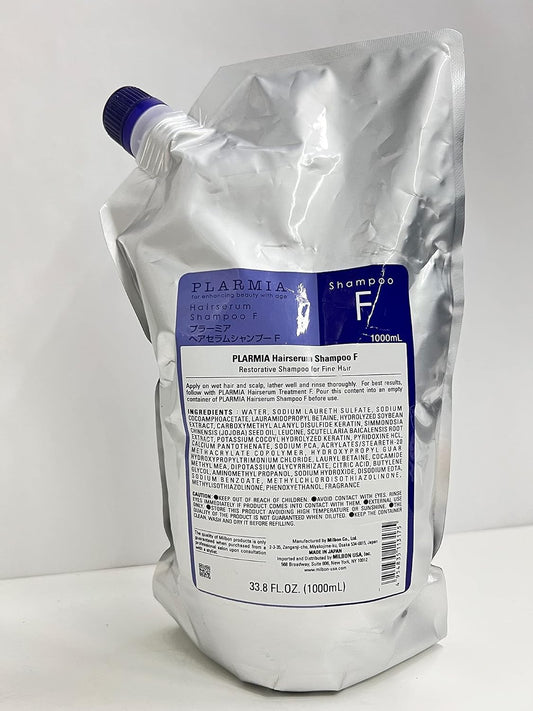 Milbon Plarmia Hairserum F Shampoo -Size 33.8 Oz : Beauty & Personal Care