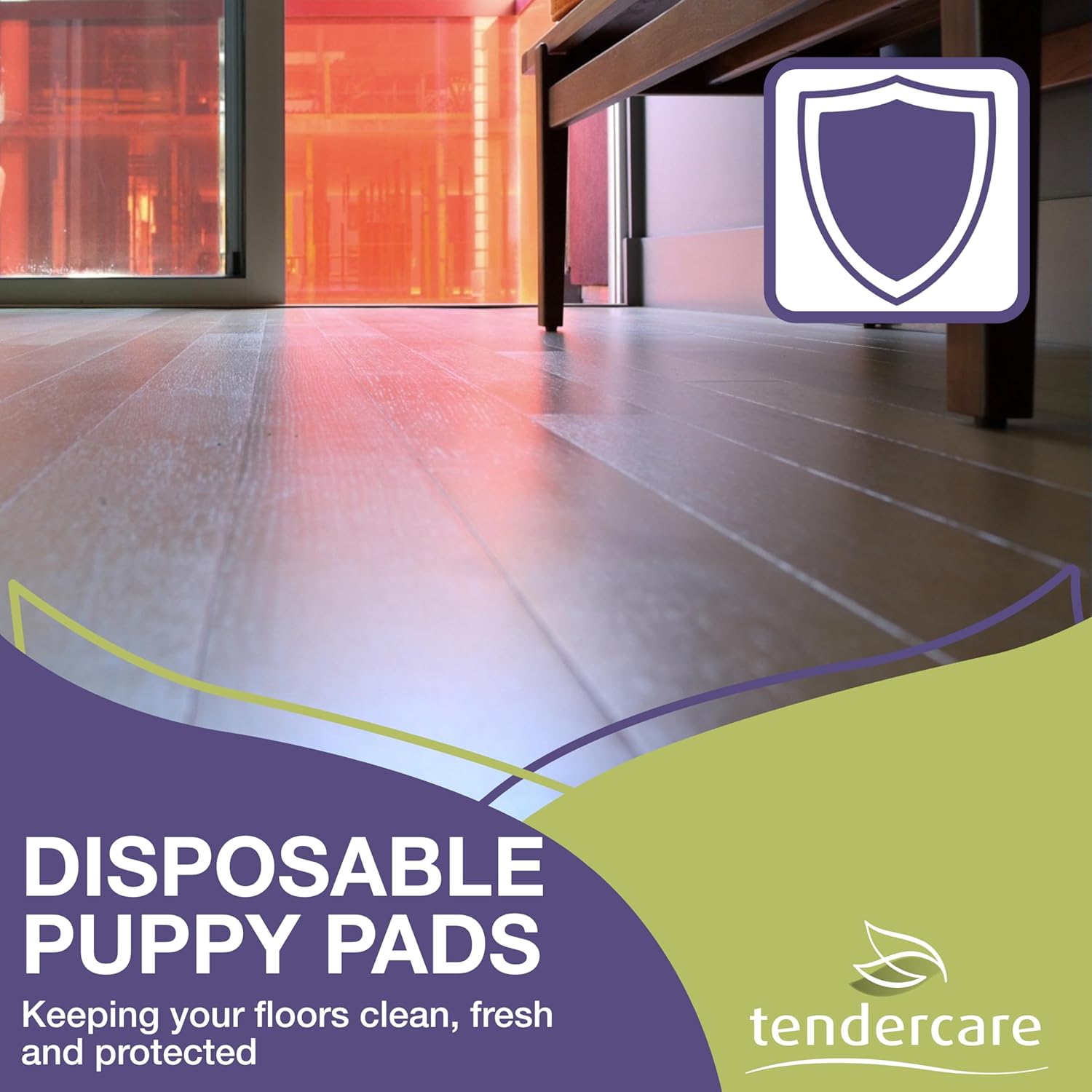 Tendercare - Premium Puppy Training Pads - 100 Extra Large Puppy Pads - 60 x 90cm - Super Absorbent & Waterproof - Disposable Incontinence Pads - 1400ml Absorbency : Amazon.co.uk: Pet Supplies