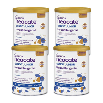 Neocate Syneo Junior – Powdered Hypoallergenic, Amino Acid-Based Toddler And Junior Formula – Syneo Junior Unflavored - 14.1 Oz Can (Case Of 4)