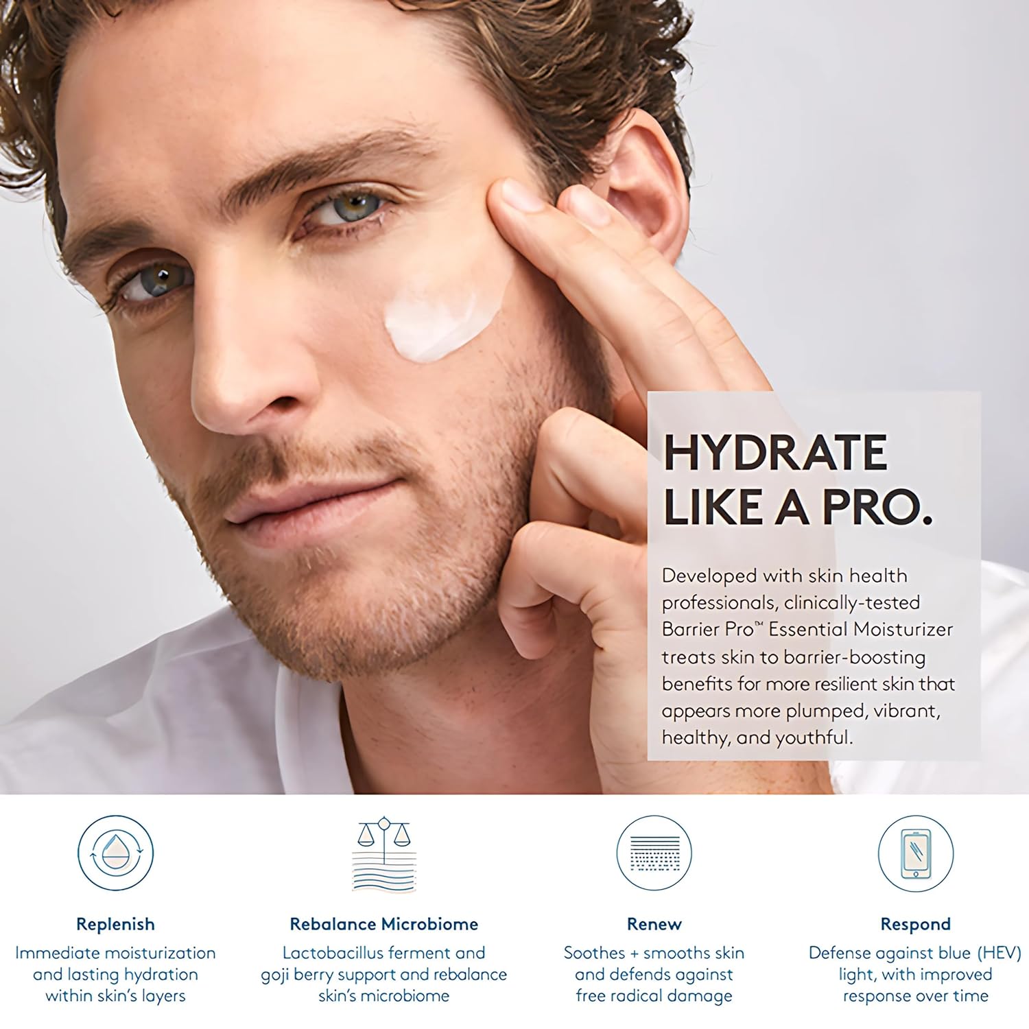 Colorescience Barrier Pro™ Essential Moisturizer 1.7Oz, For Strengthening Skin Barrier, Balancing The Microbiome, & Refining Texture : Beauty & Personal Care