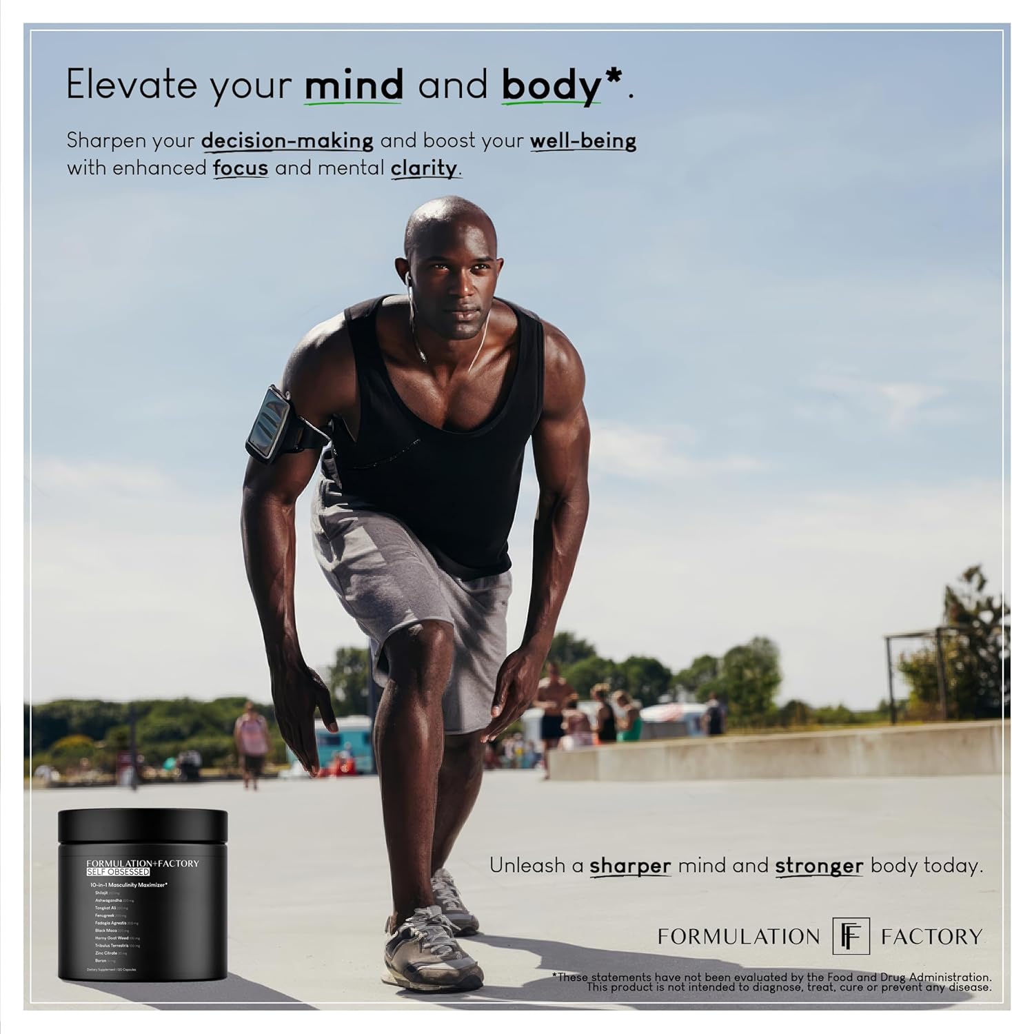 Self Obsessed 10 In 1 Masculinity Maximizer Supplement, Shilajit For Men, Tongkat Ali, Ashwaganda, Fenugreek Muscle Growth, Energy Management, Drive, Strength, Recovery 1-Month Supply (Pack Of 1)