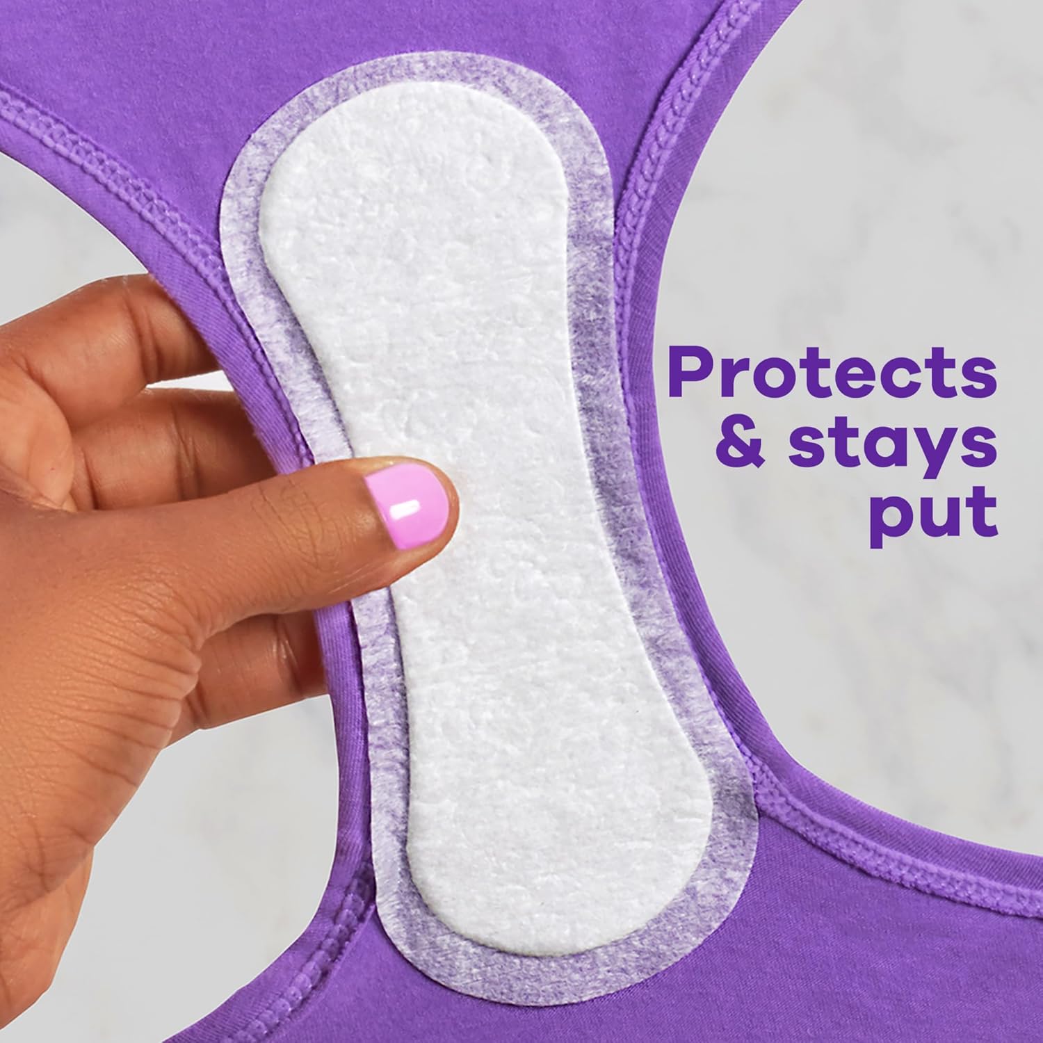 Always Thin Daily Panty Liners For Women, Light Absorbency, Unscented, 162 Count (Packaging May Vary)