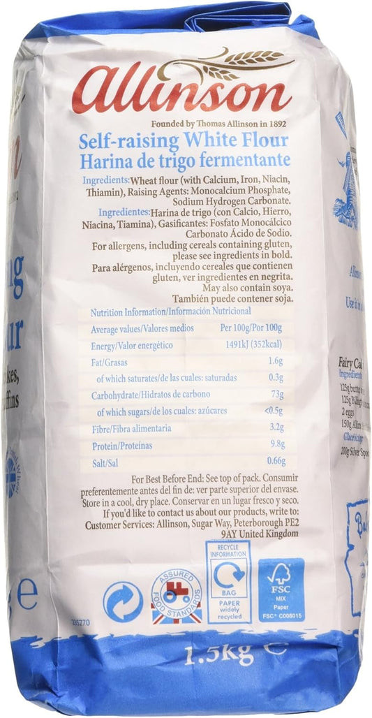 Allinson Mix 'N' Bake Self Raising Flour, 1.5Kg