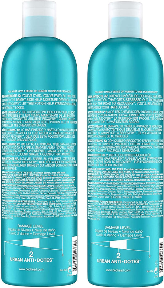 Tigi Bed Head Urban Anti-Dote Recovery Shampoo & Conditioner Duo Damage Level 2 (25.36Oz)