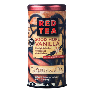 The Republic Of Tea - Good Hope Vanilla Herbal Red Tea, Naturally Caffeine-Free African Rooibus - 36 Tea Bags