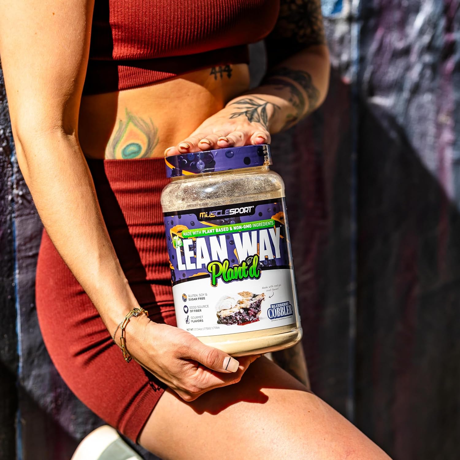 Musclesport Lean Way Plant Protein - Pea Protein and Brown Rice Protei