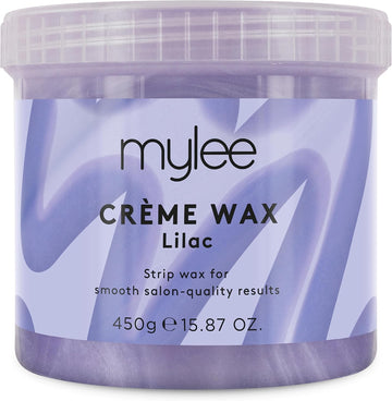 Mylee Lilac Soft Creme Wax For Sensitive Skin 450G, Wax Heater Friendly, Ideal For All Body Area Stubborn Coarse Hair Removal