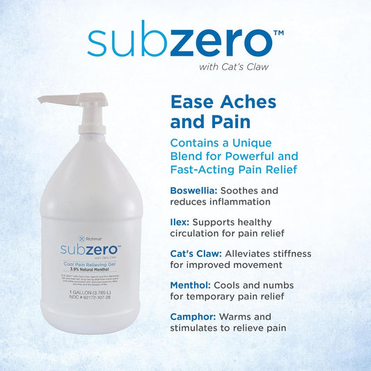 Sub Zero Cooling Pain Relief Gel, 4Oz Tube - Joint Relief And Nerve Pain Relief Cream For Muscle Deep Pain Relief And Arthritis Relief