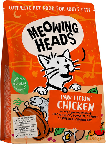 Meowing Heads Paw Lickin’ Chicken 450g x 1?64076