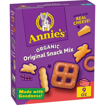 Annie'S Organic Assorted Crackers And Pretzels Snack Mix, 9 Oz