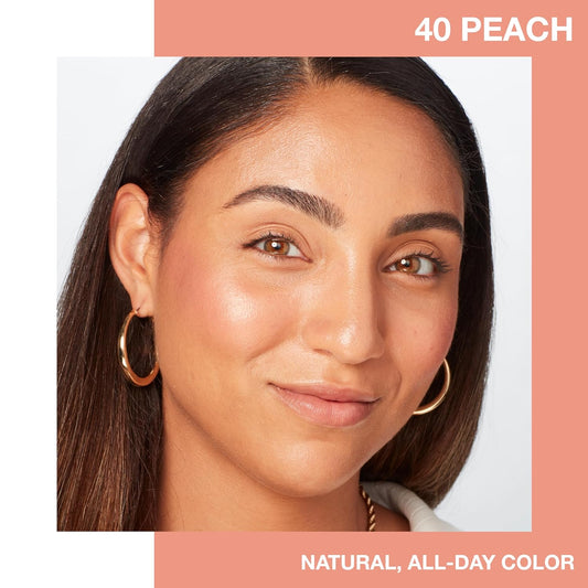 Maybelline Fit Me Blush, Lightweight, Smooth, Blendable, Long-Lasting All-Day Face Enhancing Makeup Color, Peach, 1 Count