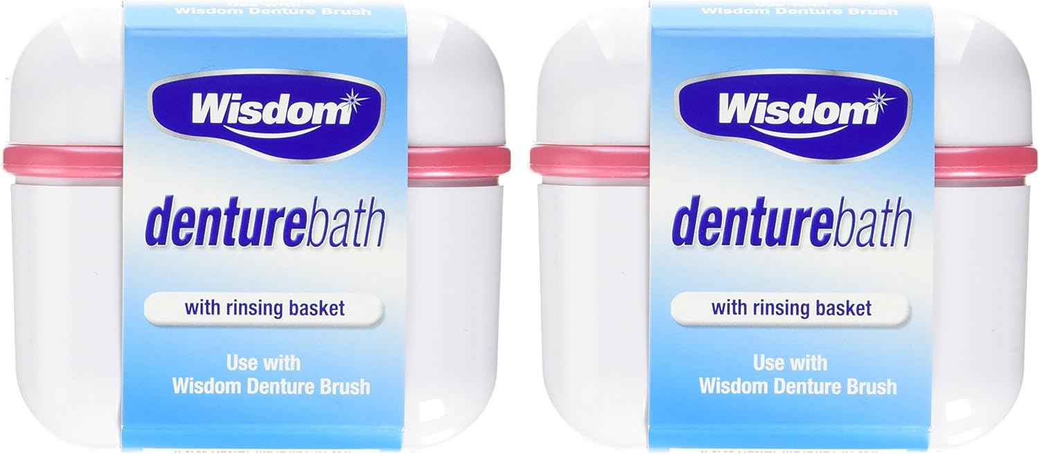 Wisdom Brace And Denture Bath, Pack Of 2