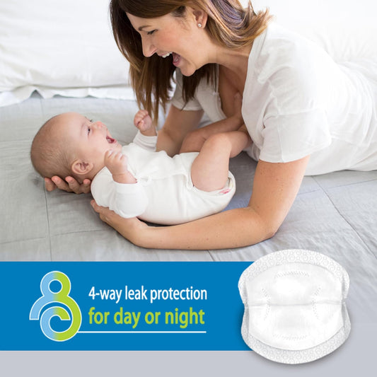Dr. Brown'S Disposable One-Use Absorbent Breast Pads For Breastfeeding And Leaking - 100Pk