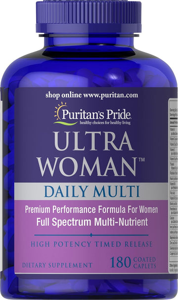 Puritan'S Pride Ultra Women Daily Multi Timed Release, 180 Count