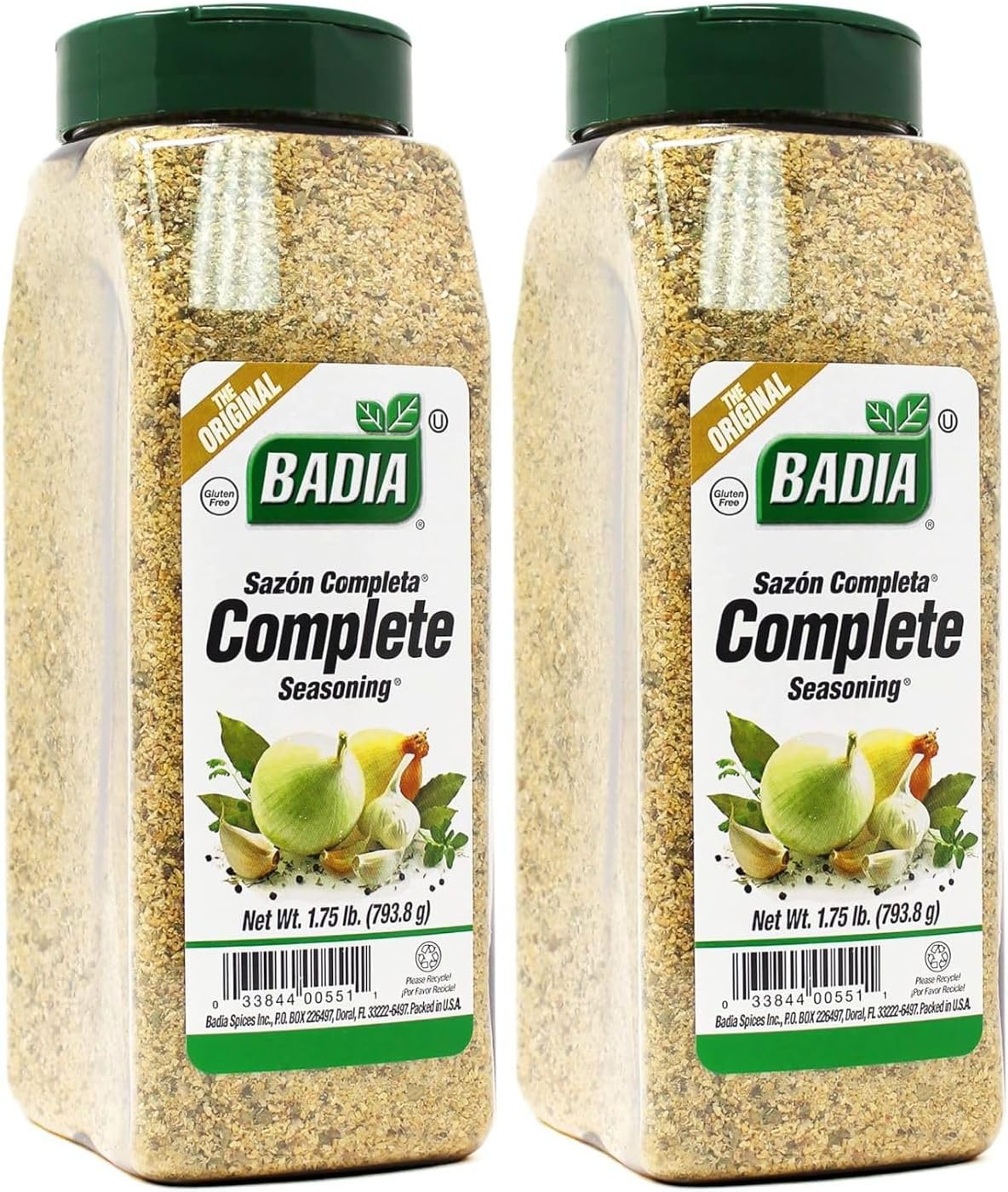 Badia Complete Seasoning, Sazon Completa 1.75 Lbs (Pack Of 2) By Badia