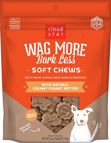 Cloud Star Wagcloud Star Wag More Bark Less Original Soft & Chewy Dog Treats, Corn & Soy Free, Baked In Usa More Bark Less Original Soft & Chewy Dog Treats