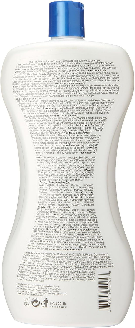 Biosilk Hydrating Therapy Shampoo, 34 Oz