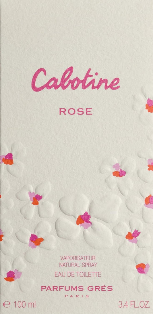 Parfums Gres Cabotine Rose Edt For Women 3.4 Oz/ 100 Ml, 3.4 Fl Oz