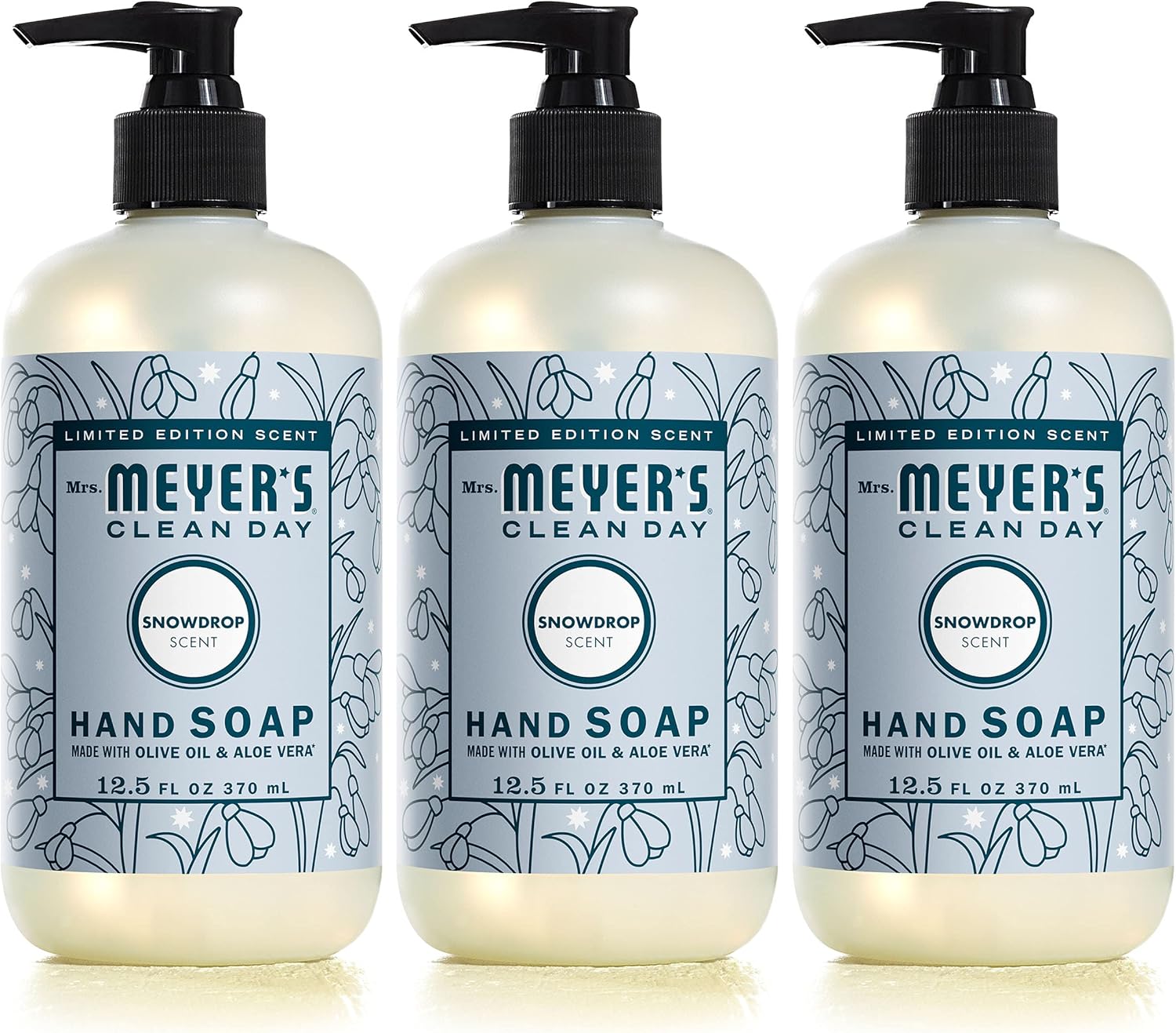 Mrs. Meyer'S Liquid Hand Soap, Snow Drop, 12.5 Oz