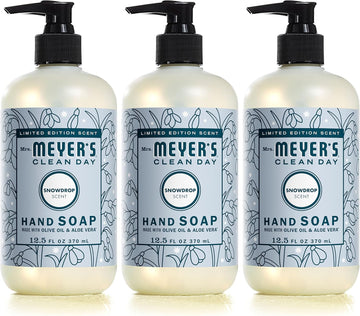 Mrs. Meyer'S Liquid Hand Soap, Snow Drop, 12.5 Oz