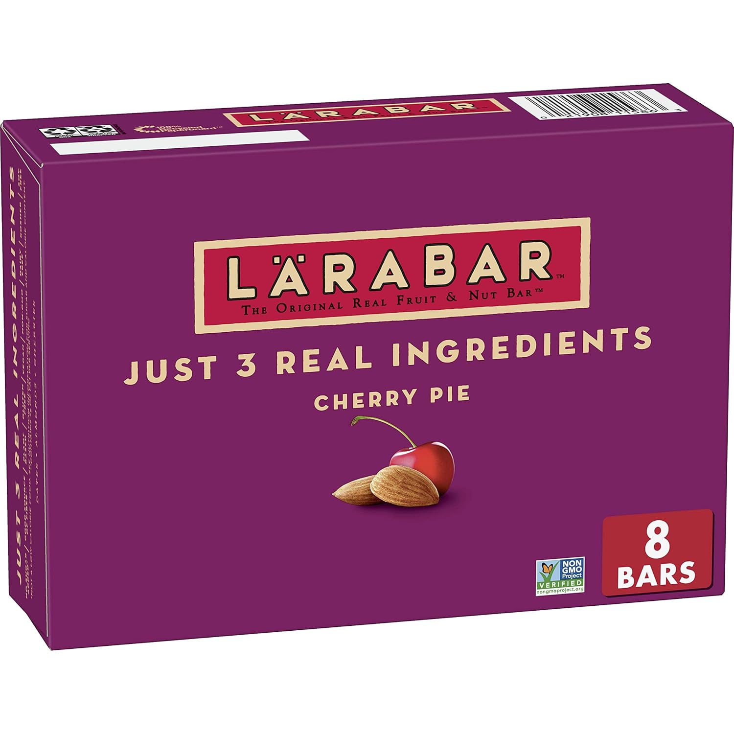 Larabar Cherry Pie, Gluten Free Vegan Fruit & Nut Bars, 1.7 Oz Bars, 8 Ct