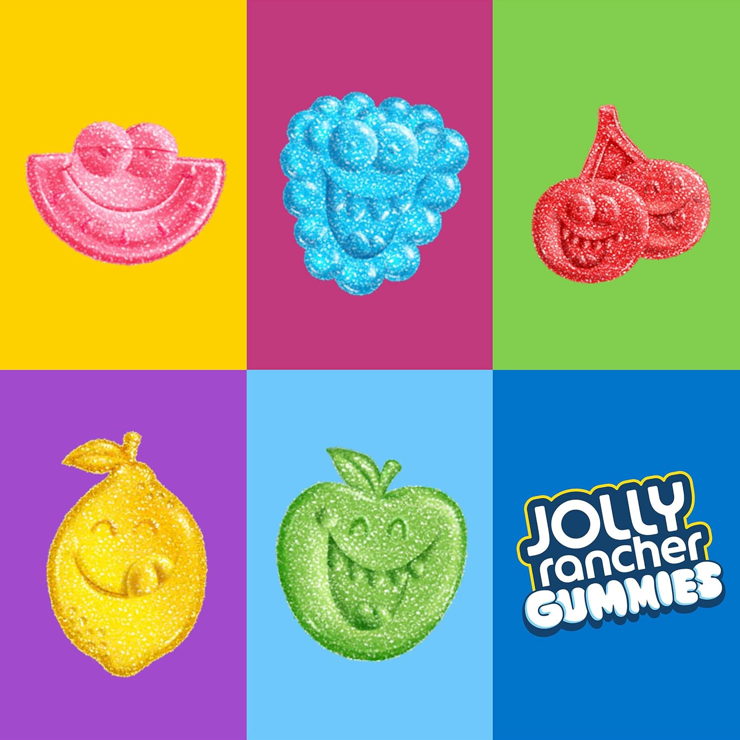 JOLLY RANCHER Gummies Assorted Fruit Flavored Candy Bag, 13 oz