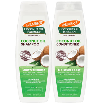 Palmer's Coconut Oil Formula Moisture Boost Shampoo & Conditioner bundle (Pack of 2) : Beauty & Personal Care