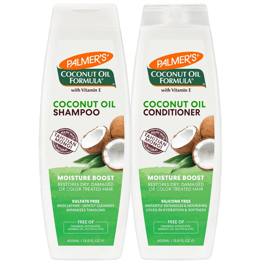 Palmer's Coconut Oil Formula Moisture Boost Shampoo & Conditioner bundle (Pack of 2) : Beauty & Personal Care