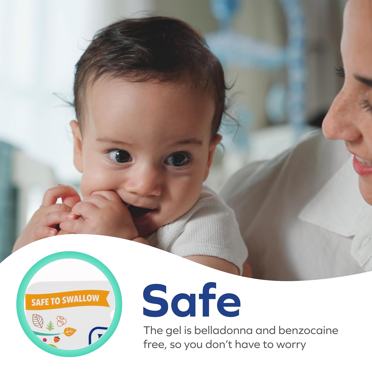Dr. Talbot'S Baby Tooth Gel For Sore Gums, Naturally Inspired, .53 Oz, Benzocaine Free, Belladonna Free : Baby